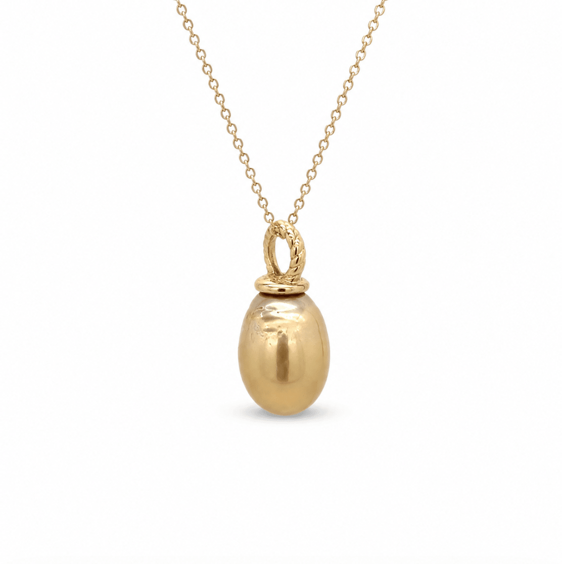 South Sea Golden Pearl Pendant in Yellow Gold (320-00188)