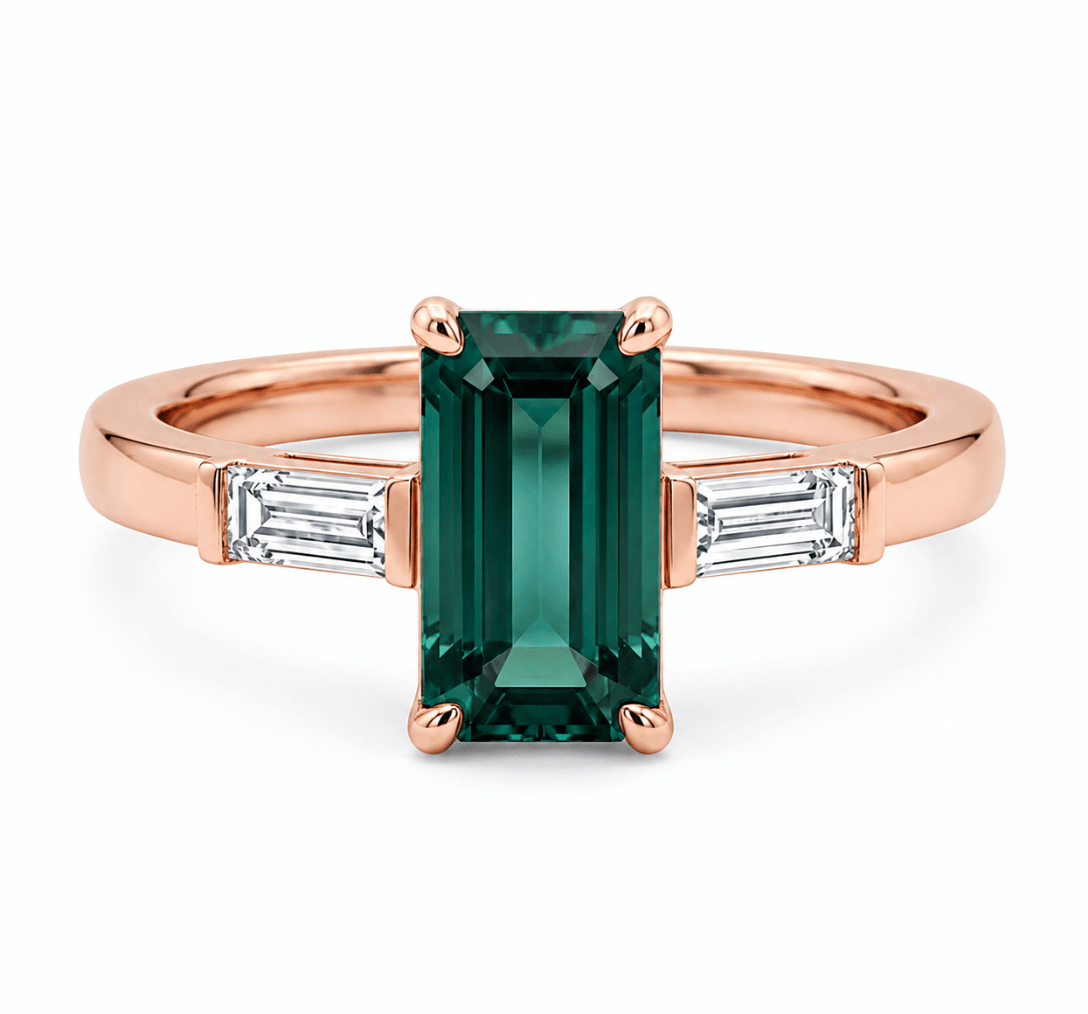 Tourmaline & Diamond Ring (200-33406)