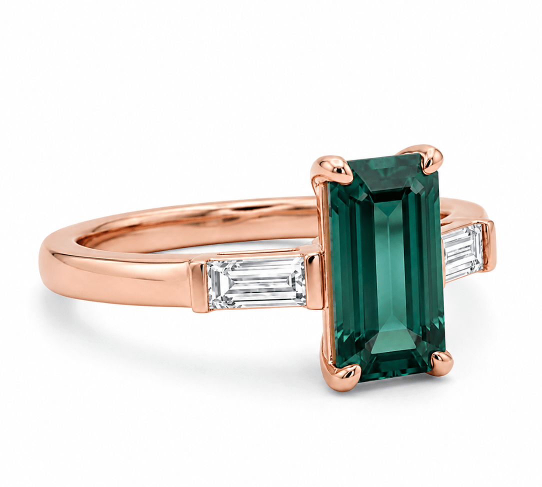 Tourmaline & Diamond Ring (200-33406)