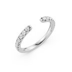 Vardy's Collection 18K White Gold 0.35ct Wedding Band in 18K White Gold (0.35ct)