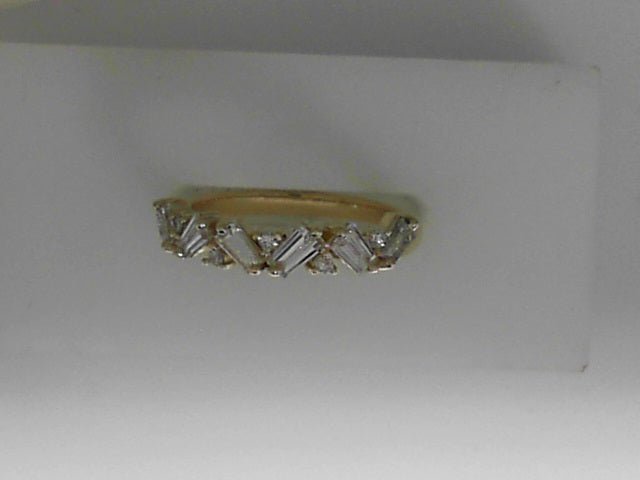 Vardy's Collection Baguette and Round Diamond Fashion Ring in 14K Yellow Gold (0.68ct)