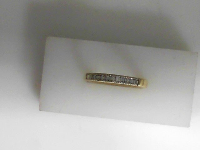 Vardy's Collection Baguette Diamond Bezel Set Wedding Band in 14K Yellow Gold (0.46ctw)