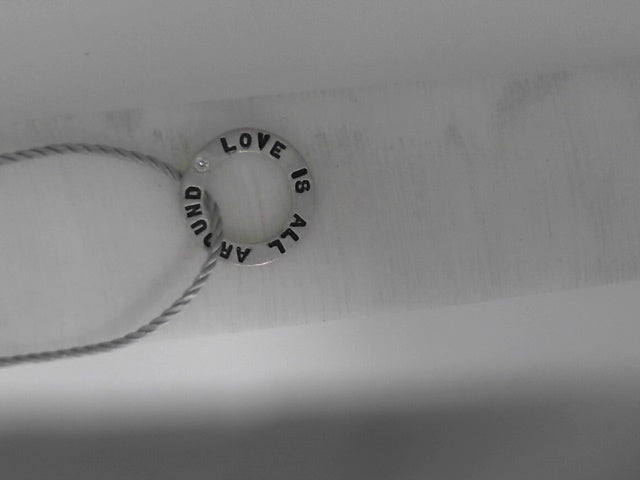 Vardy's Collection Brushed Sterling Silver Pendant in Sterling Silver