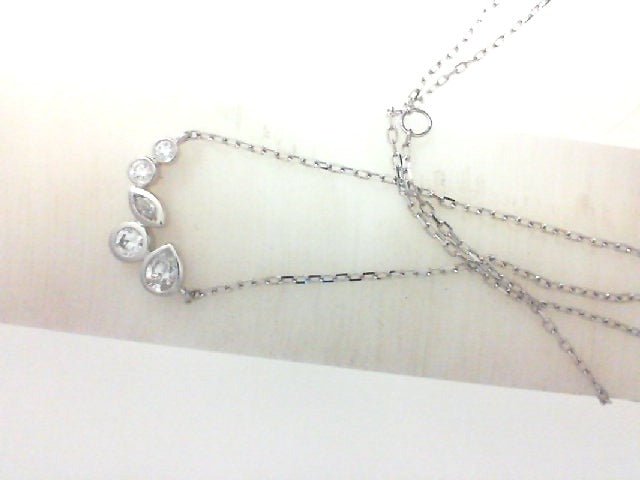 Vardy's Collection Buble Pendant in 14K White Gold (0.33ct)