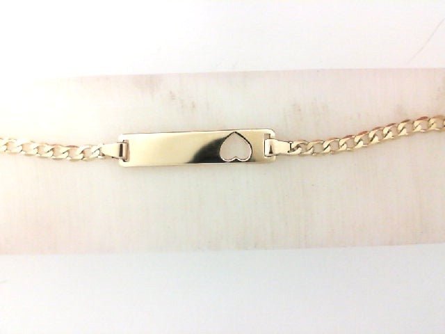 Vardy's Collection Curb Link Bracelet in 14K Yellow Gold (2.1g)