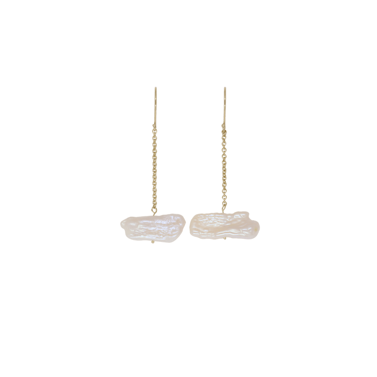 Vardy's Collection Drop Earrings in 14K Yellow Gold