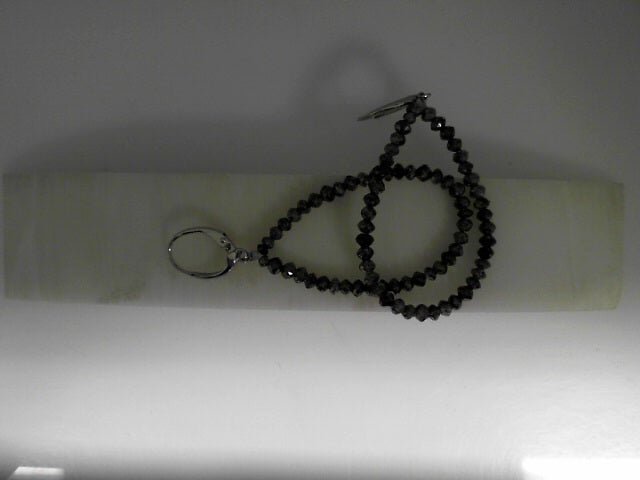 Vardy's Collection Drop Grey Diamond Earrings in 14K White Gold (14.89ct)