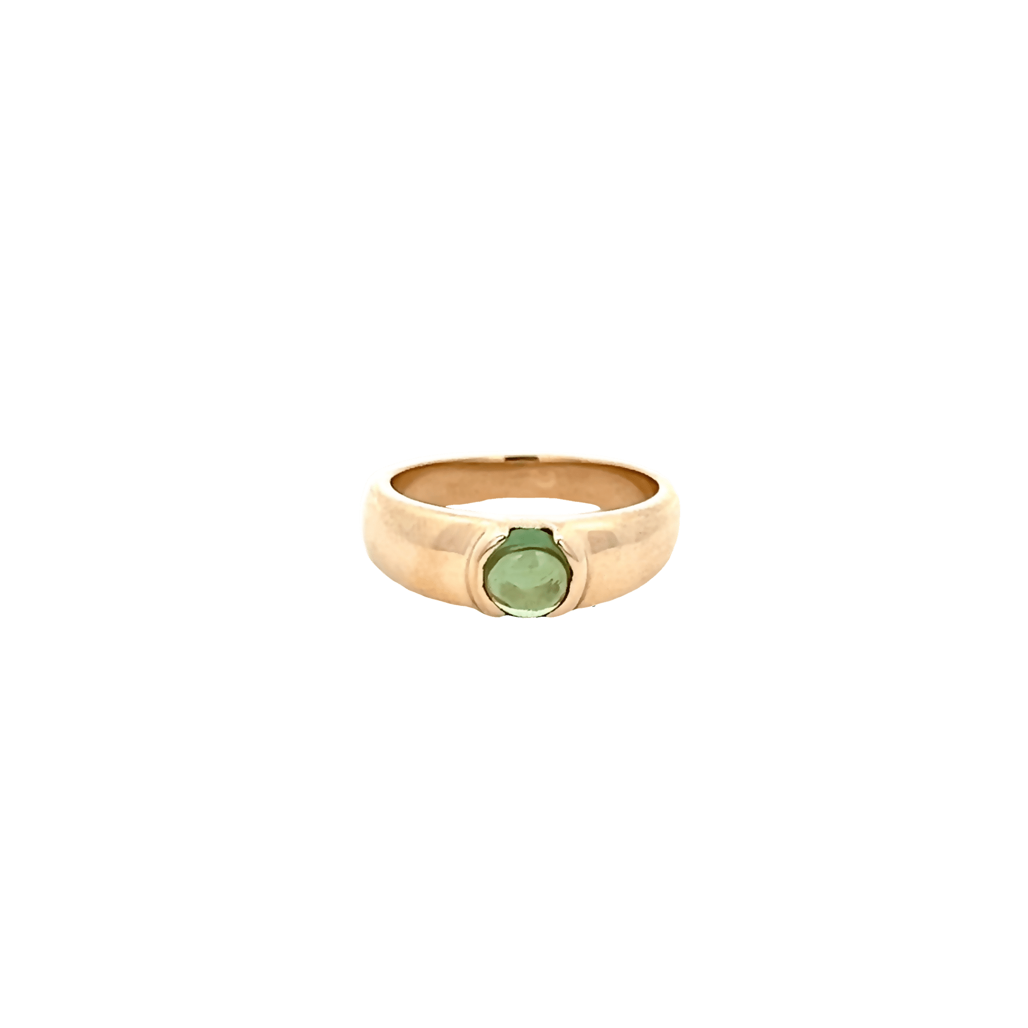 Vardy's Collection Free Form Cabochon Tourmaline Fashion Ring in 14K Yellow Gold