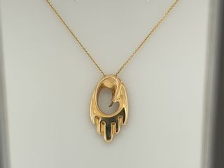 Vardy's Collection Free Form Charm Bracelet in 14K Yellow Gold