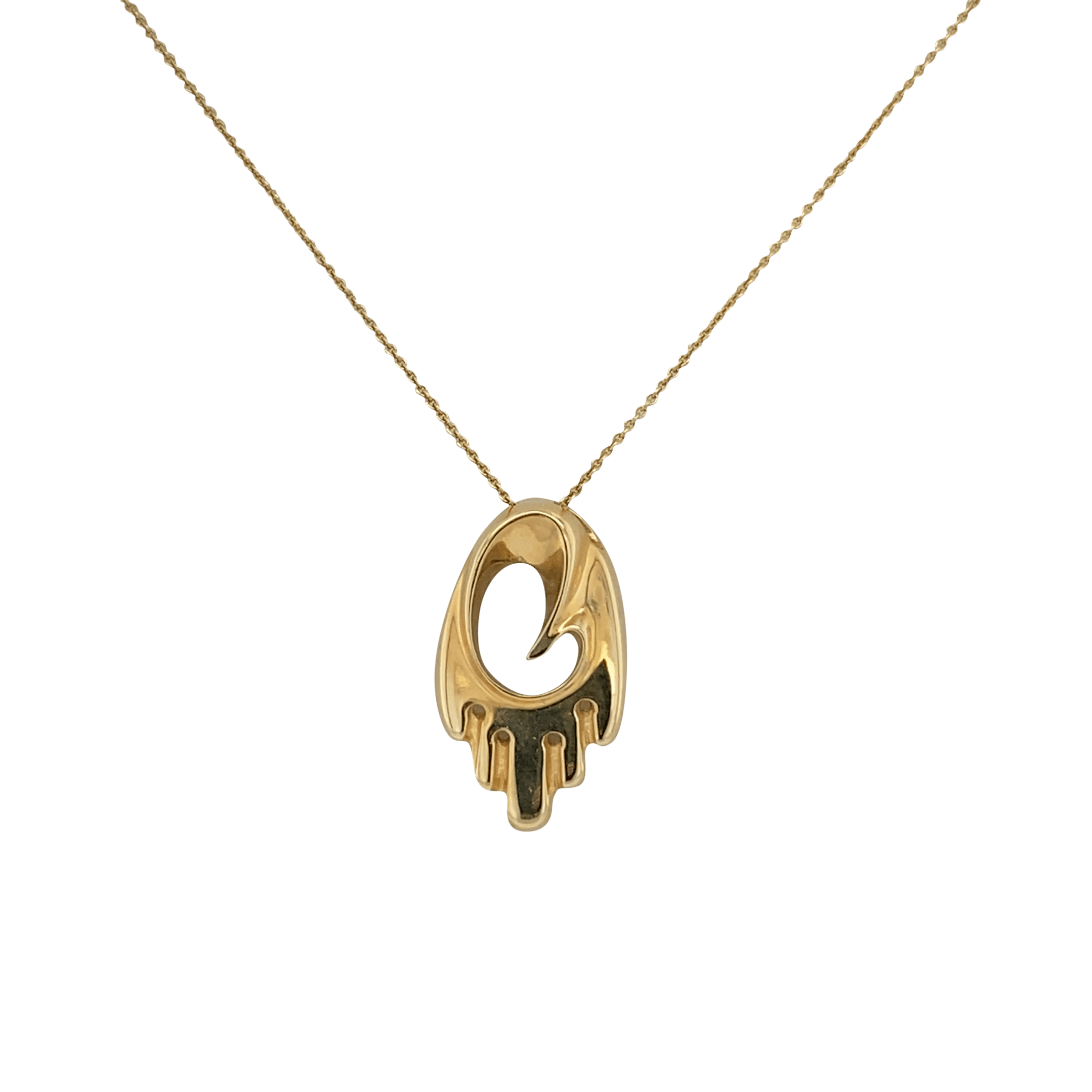 Vardy's Collection Free Form Charm Bracelet in 14K Yellow Gold