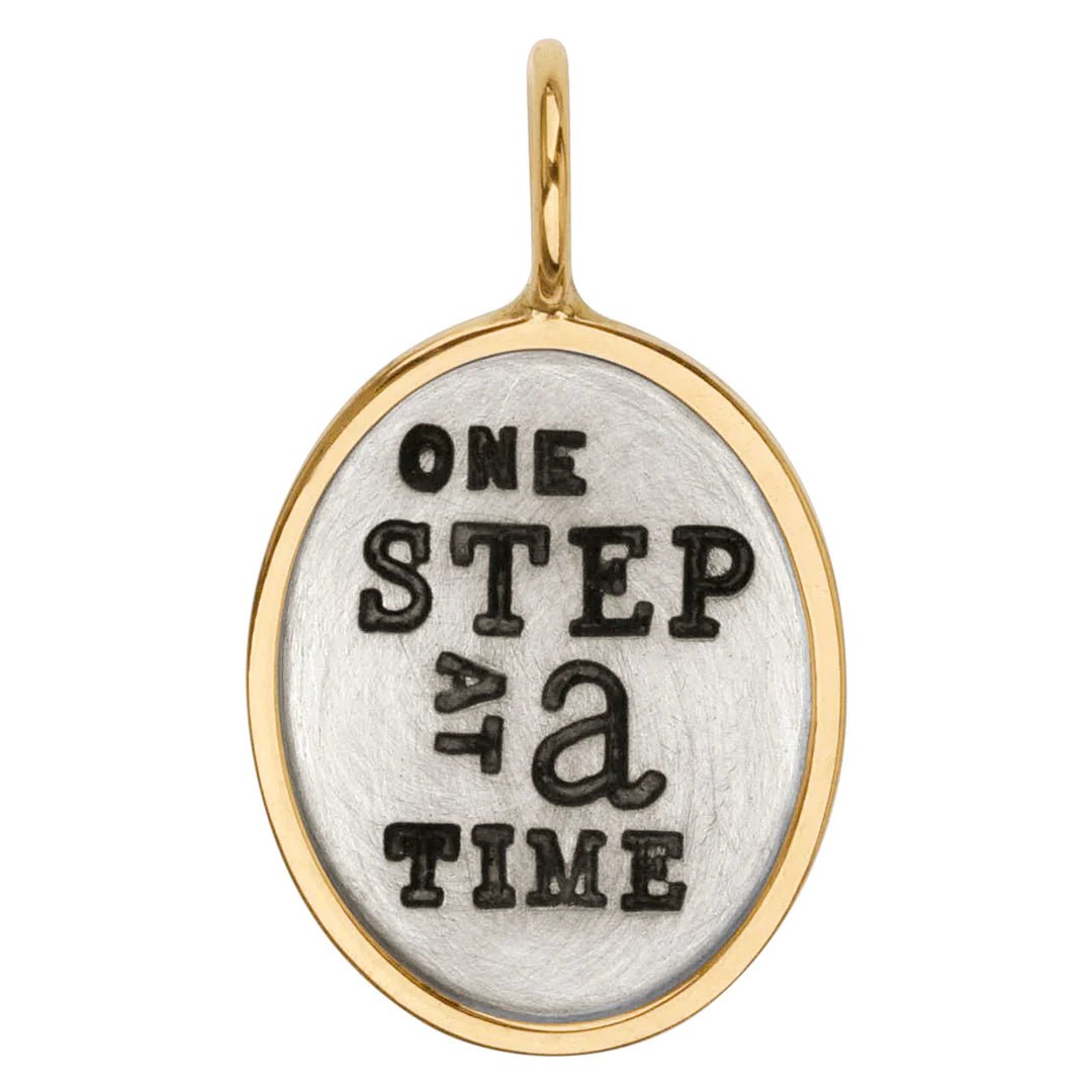 Vardy's Collection Free Form Charm Bracelet in Two Tone Sterling Silver