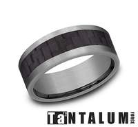 Vardy's Collection Hammered Men's Ring Size 10 in Metal