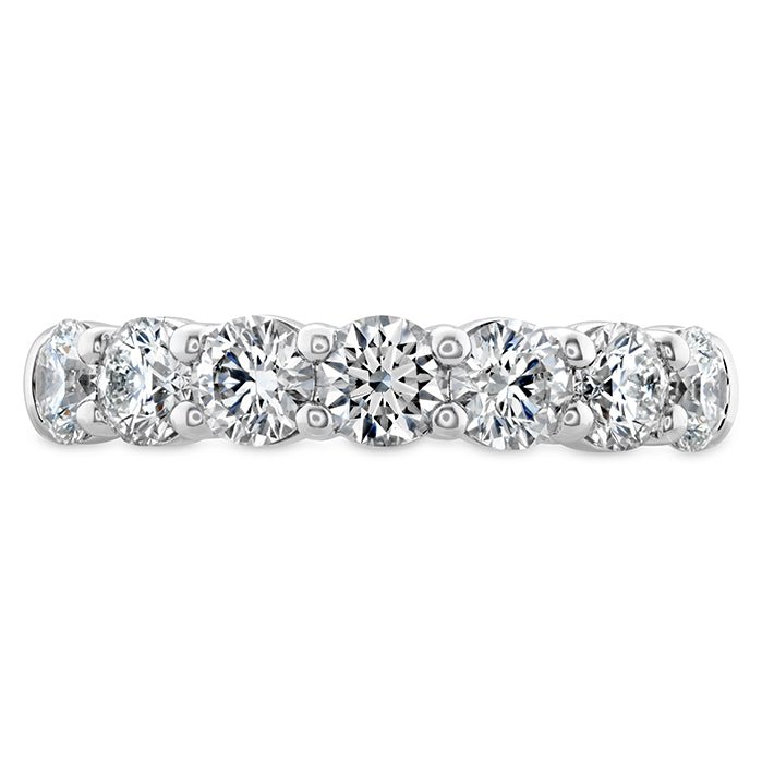 Vardy's Collection Hearts On Fire Cut Diamond 7 Stone U Set Wedding Band in 18K White Gold (1.02ctw)