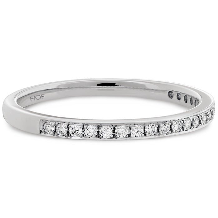 Vardy's Collection Hearts On Fire Cut Diamond Half Anniversary Band in 18K White Gold (0.12ct)