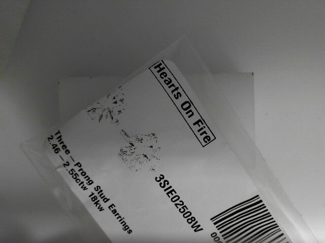 Vardy's Collection Hearts on Fire Cut Diamond Stud Earrings in 18K White Gold (2.50ct)