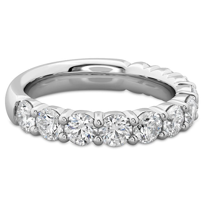 Vardy's Collection Hearts On Fire Cut G/H Vs2 Diamond 1.34ctw Wedding Band in Platinum