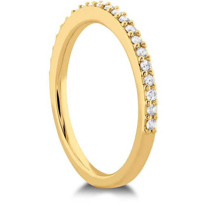 Vardy's Collection Hearts On Fire Cut G/H Vs2 Diamond Three Quarters Wedding Band in 18K Yellow Gold (0.19ct)