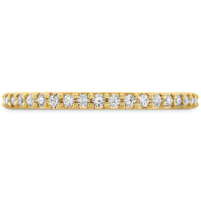 Vardy's Collection Hearts On Fire Cut G/H Vs2 Diamond Three Quarters Wedding Band in 18K Yellow Gold (0.19ct)