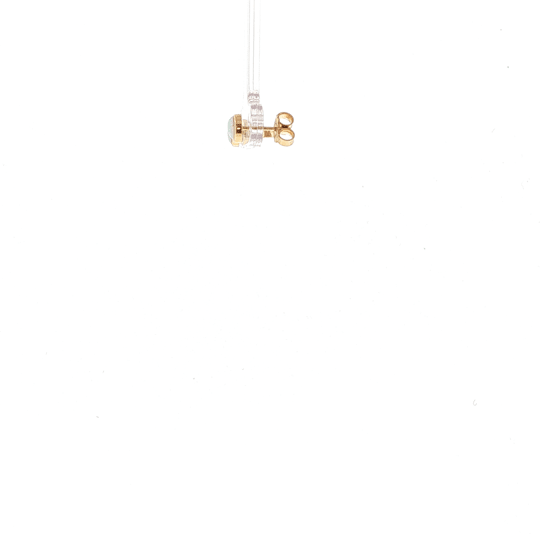 Vardy's Collection Opal Stud Earrings in 14K Yellow Gold