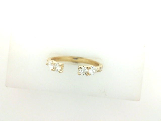 Vardy's Collection Open Band in 18K Yellow Gold (0.24ct)