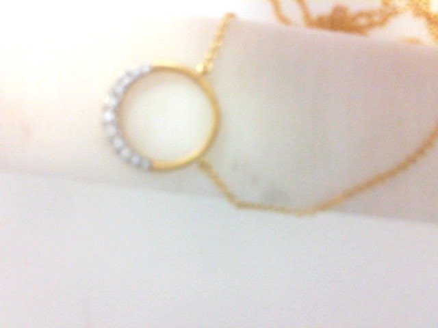 Vardy's Collection Open Diamond Pendant in 14K Yellow Gold (0.21ct)