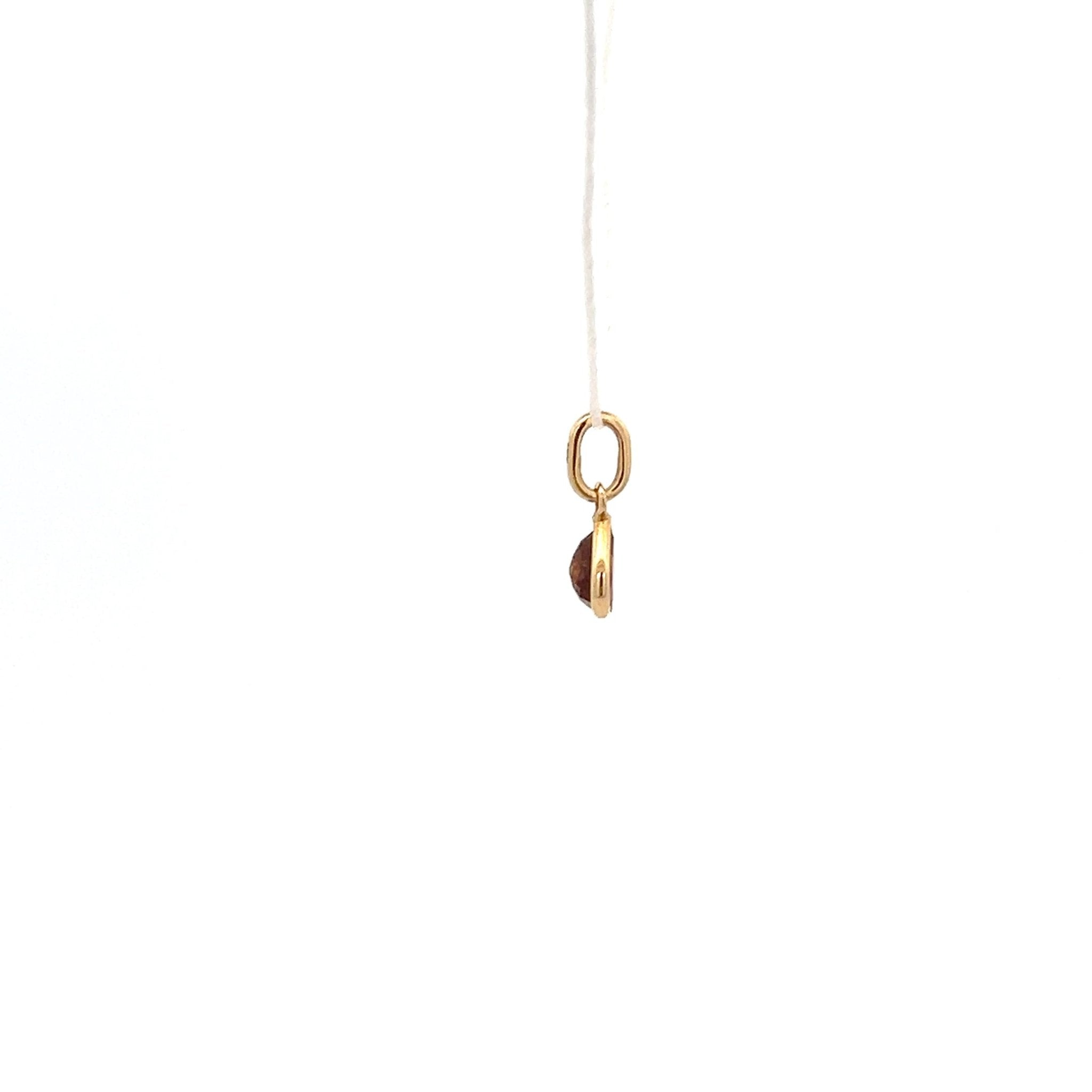 Vardy's Collection Oval Sapphire Drop Pennants in 18K Yellow Gold