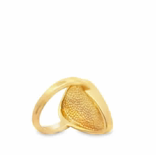 Vardy's Collection Pear Opal and Diamond Fashion Ring in 14K Yellow Gold (6.60ct Opal, 0.282ct Diamonds)