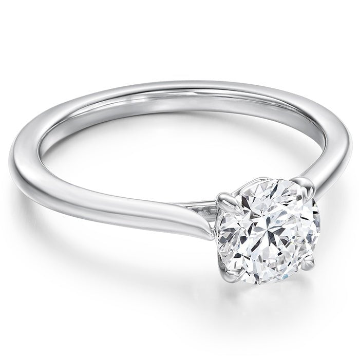 Vardy's Collection Platinum Semi - Mount Engagement Ring in Platinum