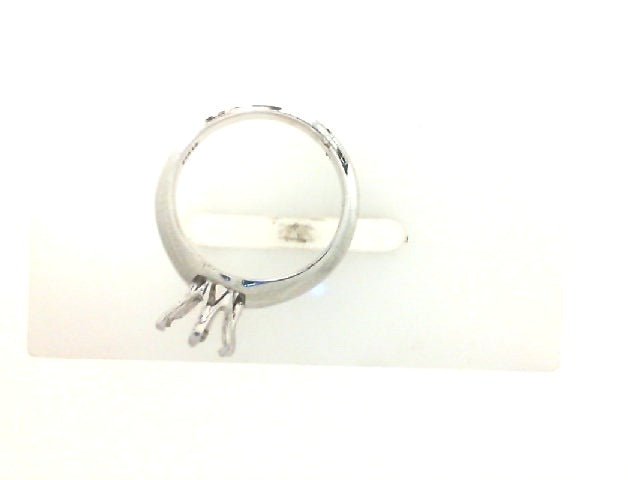 Vardy's Collection Platinum Six - Prong Semi - Mount Engagement Ring in Platinum