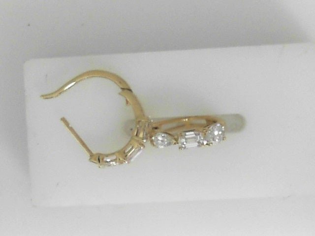 Vardy's Collection Polished Small Hoop Earrings in 18K Yellow Gold (0.99ct)