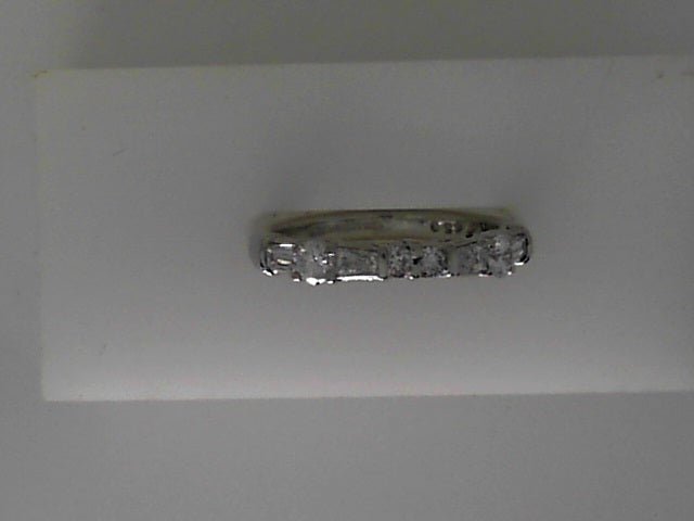 Vardy's Collection Round and Baguette Diamond Platinum Engagement Ring in Platinum