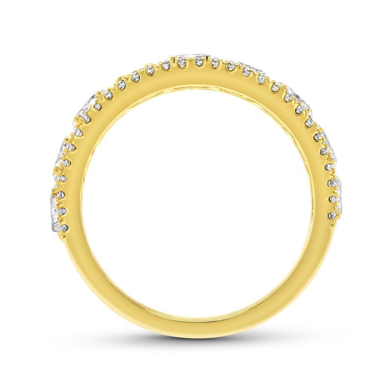 Vardy's Collection Round and Oval Diamond Fashion Ring in 18K Yellow Gold (1.75ct)
