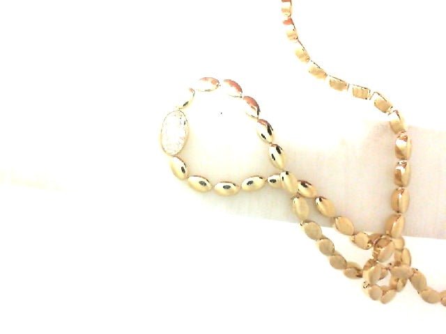 Vardy's Collection Round Diamond Bead Necklace in 18K Yellow Gold (1.01ct)