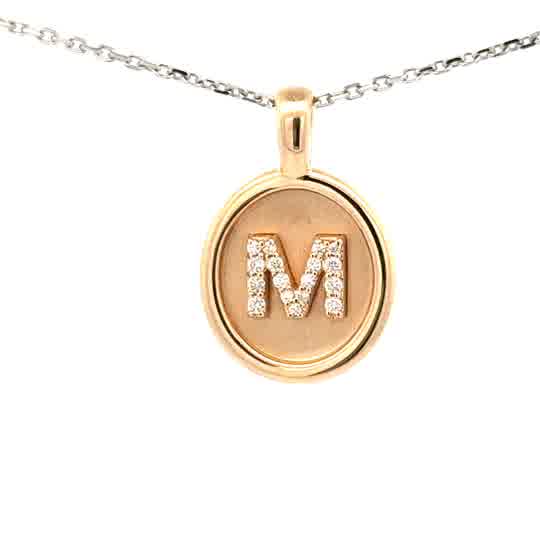 Vardy's Collection Round Diamond Cluster Pendant in 14K Yellow Gold (0.04ct)