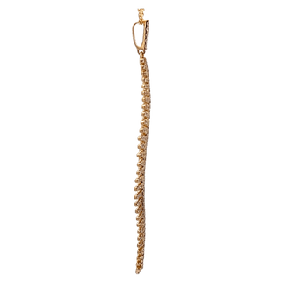 Vardy's Collection Round Diamond Drop Pendant Necklace in 14K Yellow Gold (1.11ct)