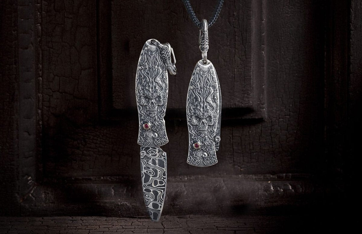 Vardy's Collection Round Red Topaz Pendant Necklace in Sterling Silver