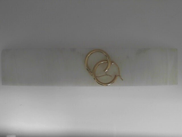 Vardy's Collection Small Hoop Earrings in 14K Yellow Gold