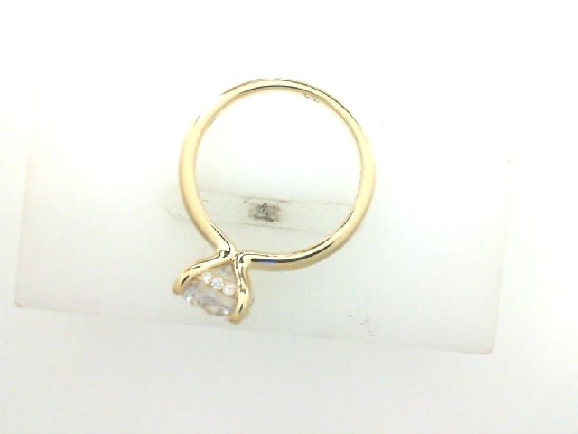 Vardy's Collection Solitaire Engagement Ring in 18K Yellow Gold (0.07ct)