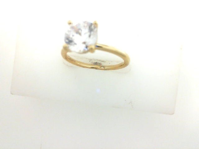 Vardy's Collection Solitaire Engagement Ring in 18K Yellow Gold (0.07ct)