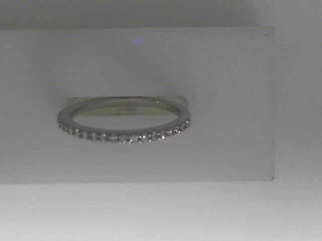 Vardy's Collection Three Quarters 3/4 Heart On Fire Diamond Band in 18K White Gold (0.20ctw)