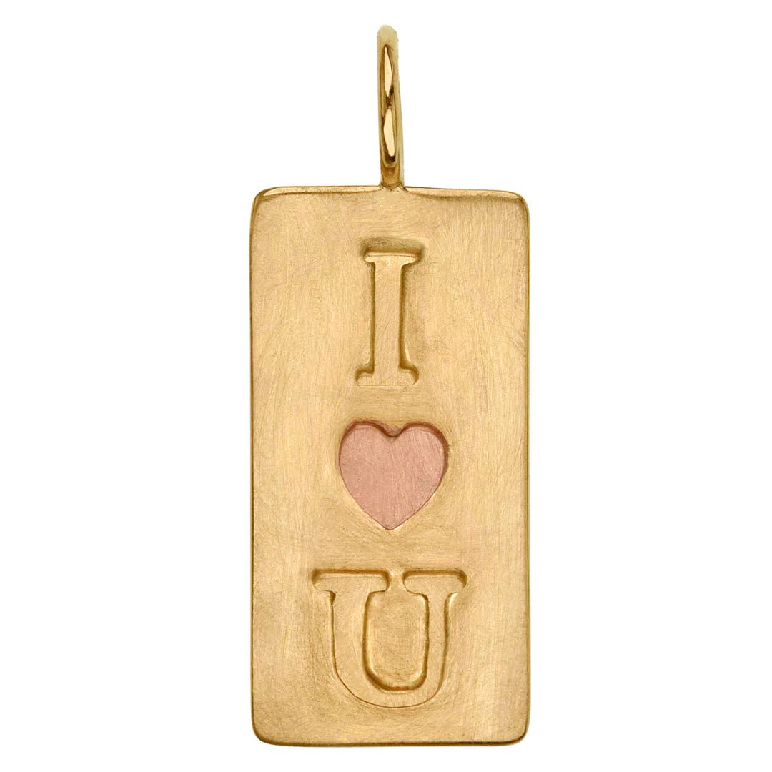 Vardy's Collection Two Tone Brushed Charm Bracelet in 14K White and Yellow Gold