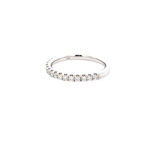 Vardy's Collection U Set 0.48ctw Round Diamond Wedding Band in 18K White Gold