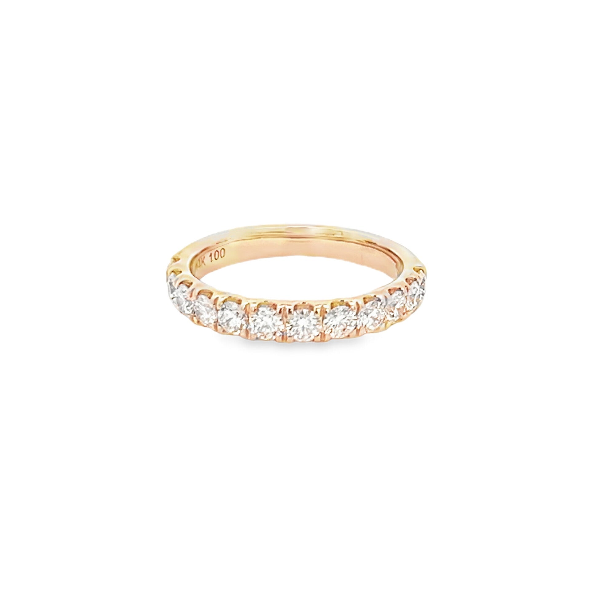 Vardy's Collection U Set Wedding Band with 1.00ctw Round Diamonds in 18K Yellow Gold