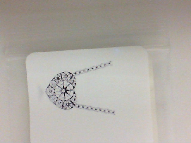 Cluster Pendant in White Gold (160-02182)