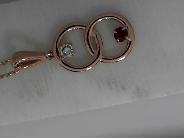 Open Link Pendant in rose gold (230-01437) - Vardy's Jewelers - Cupertino CA