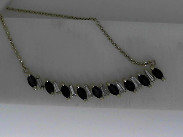 Free Form Sapphire Pendant in yellow gold (230-01490) - Vardy's Jewelers - Cupertino CA