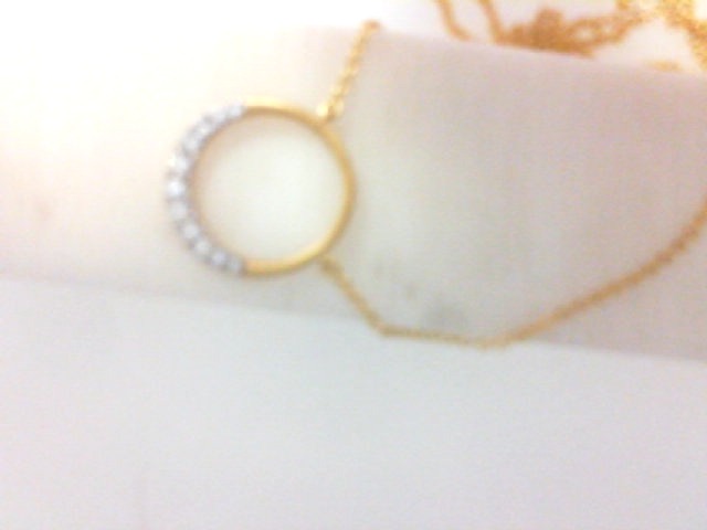 Open Diamond Pendant in Yellow Gold (160-33235)