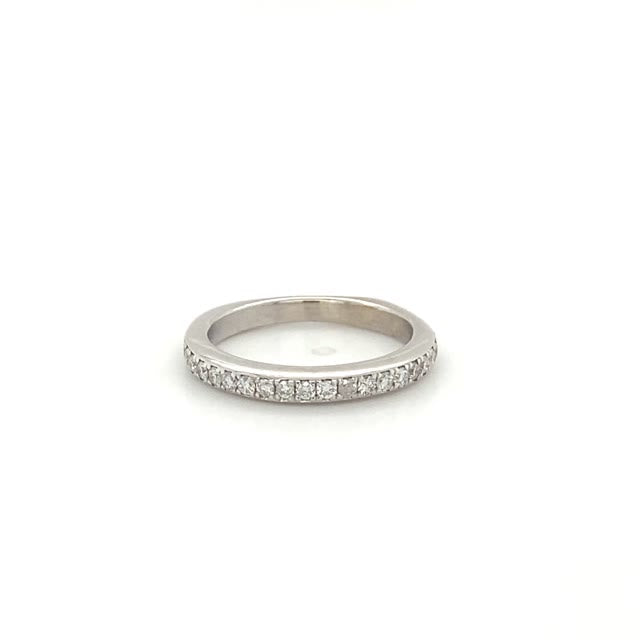 Lady's Anniversary Wedding Band in White Gold (110-01060) - My Store
