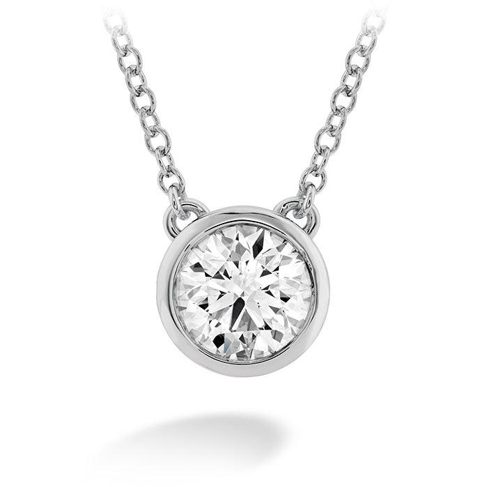 Hearts On Fire Hearts On Fire Cut Bezel Setting Pendant in 18K White Gold (0.53ct)