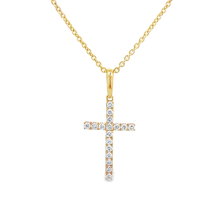 Cross Pendant in Yellow Gold (160-02135)